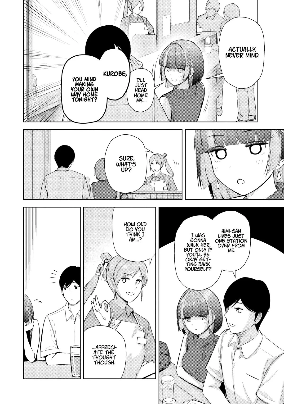 The Story of the Cool, Downer-type University Girl Beside Me at the Standing Bar - Chapter 9 - Page 12