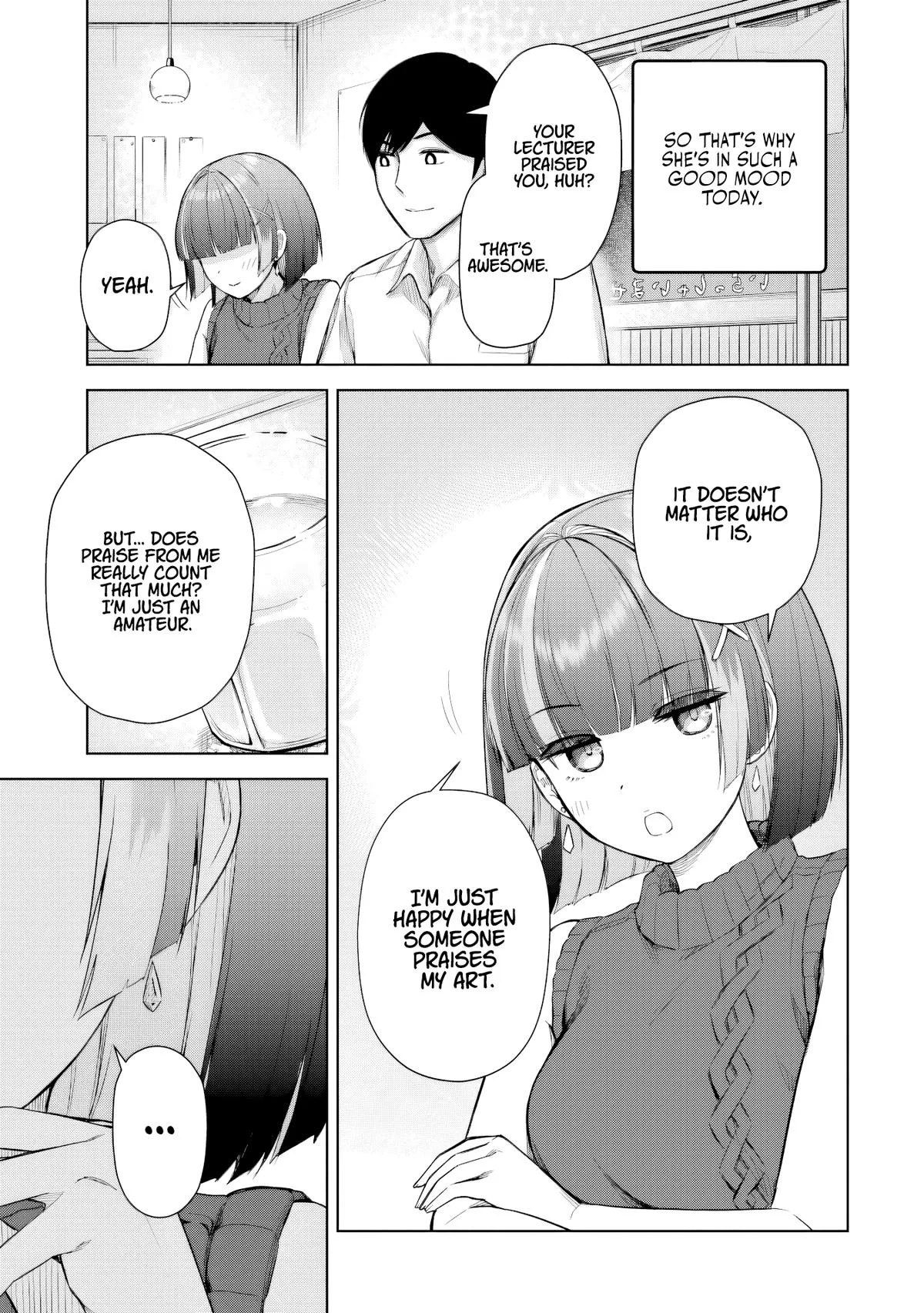 The Story of the Cool, Downer-type University Girl Beside Me at the Standing Bar - Chapter 9 - Page 17