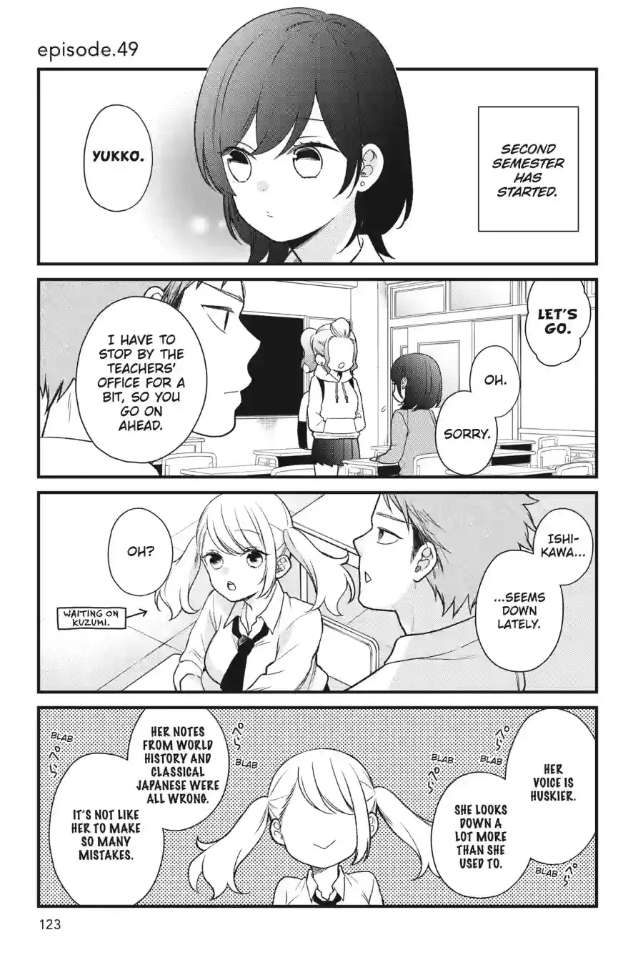 Kuzumi-kun, Can't You Read the Room? - Chapter 49 - Page 1