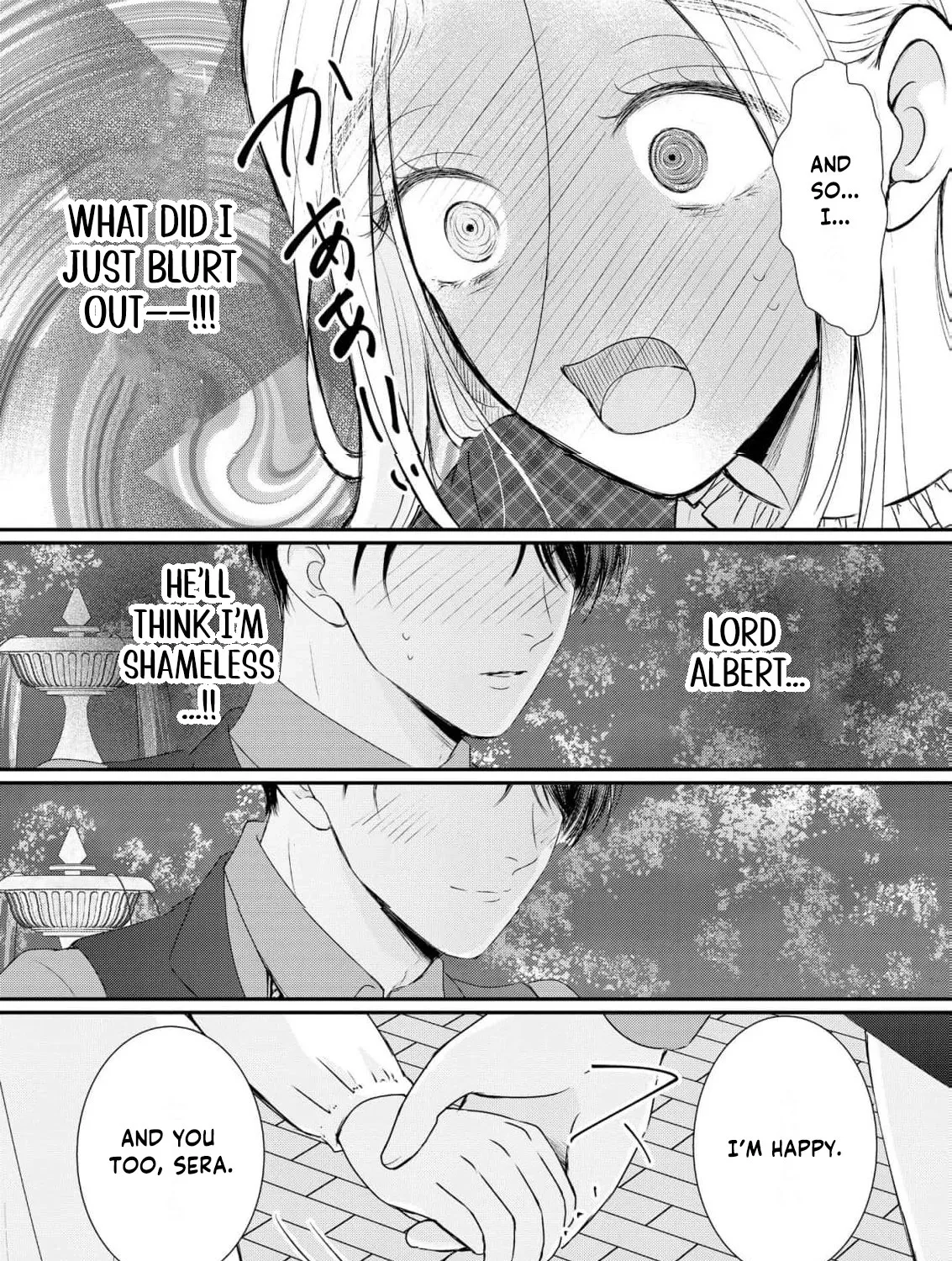 Kore kara Shiawase ni narimasu! Shiitagerare Reijou desu ga Tekitaikoku no Koushaku-sama ni Naze ka Dekiaisaretemasu - Chapter 27 - Page 37