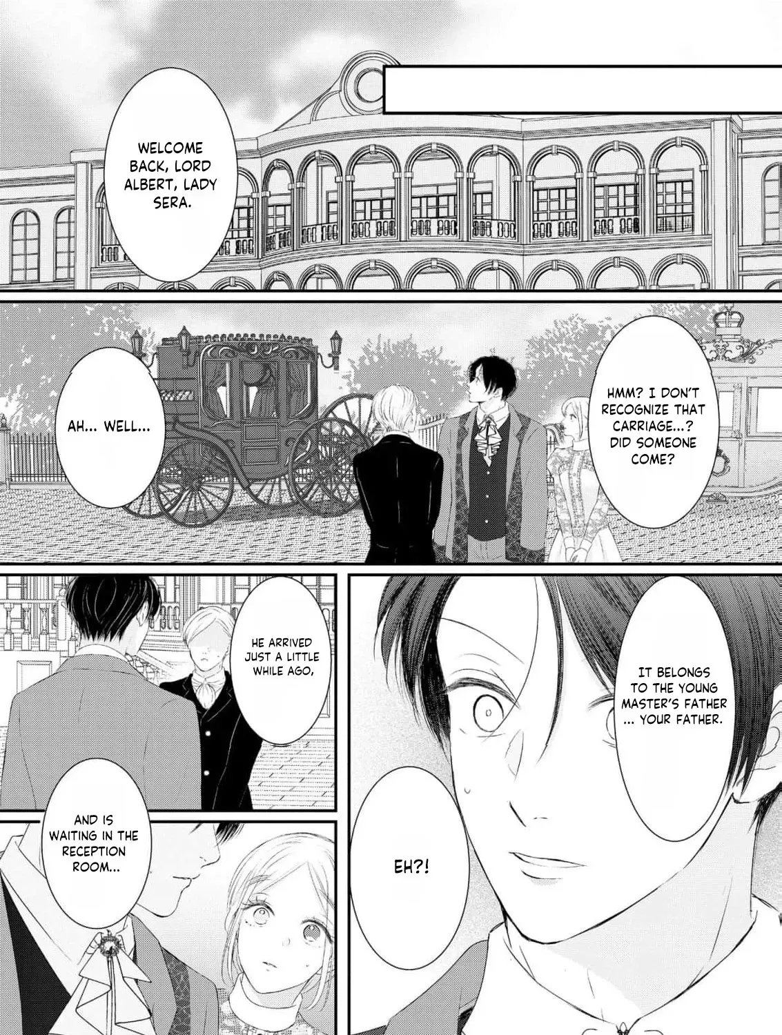 Kore kara Shiawase ni narimasu! Shiitagerare Reijou desu ga Tekitaikoku no Koushaku-sama ni Naze ka Dekiaisaretemasu - Chapter 30 - Page 57