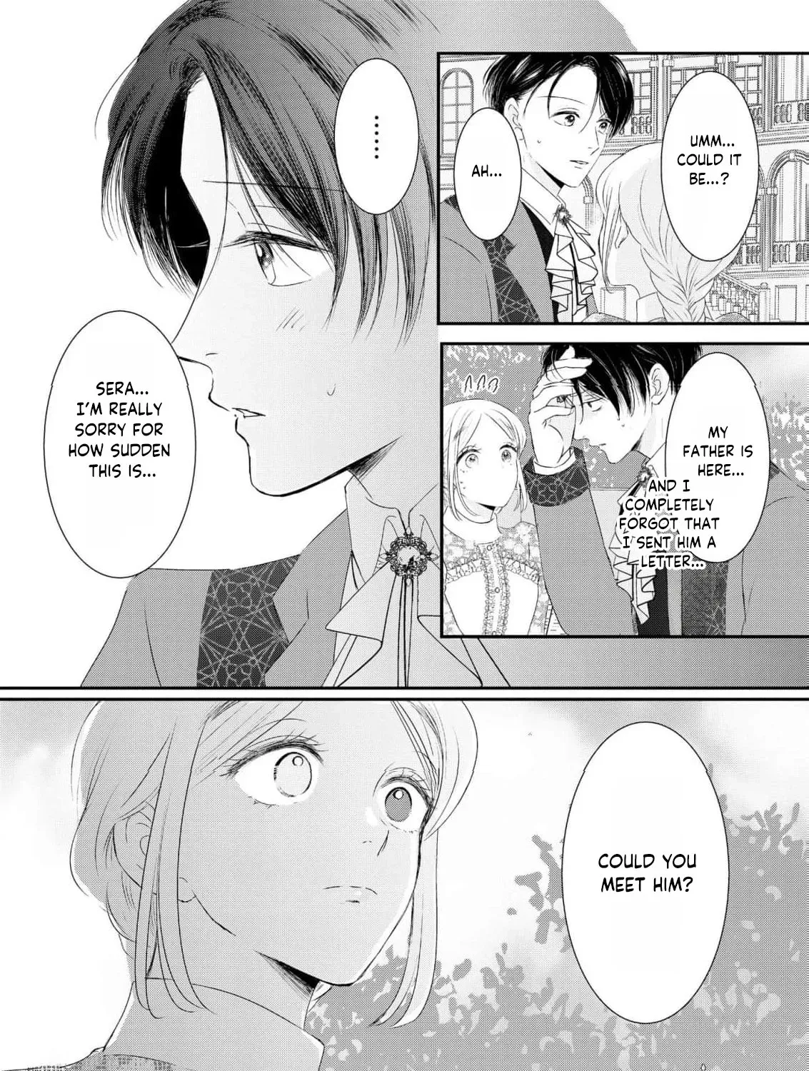 Kore kara Shiawase ni narimasu! Shiitagerare Reijou desu ga Tekitaikoku no Koushaku-sama ni Naze ka Dekiaisaretemasu - Chapter 30 - Page 59