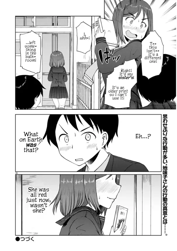 The Plain Mitsuba-san is Tempting Me - Chapter 1 - Page 36