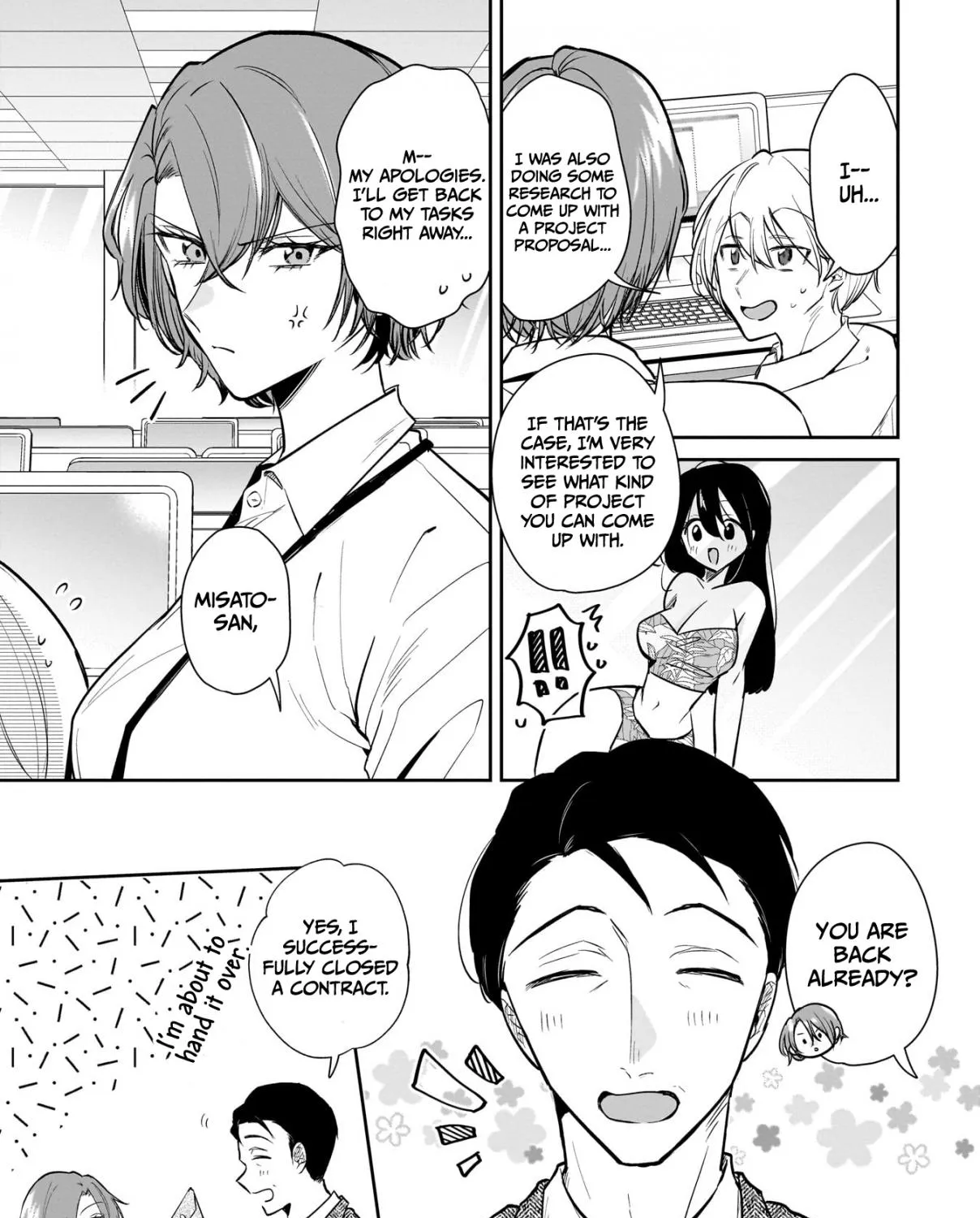 Misato-san is a Bit Cold Towards Her Boss Who Pampers - Chapter 3 - Page 5