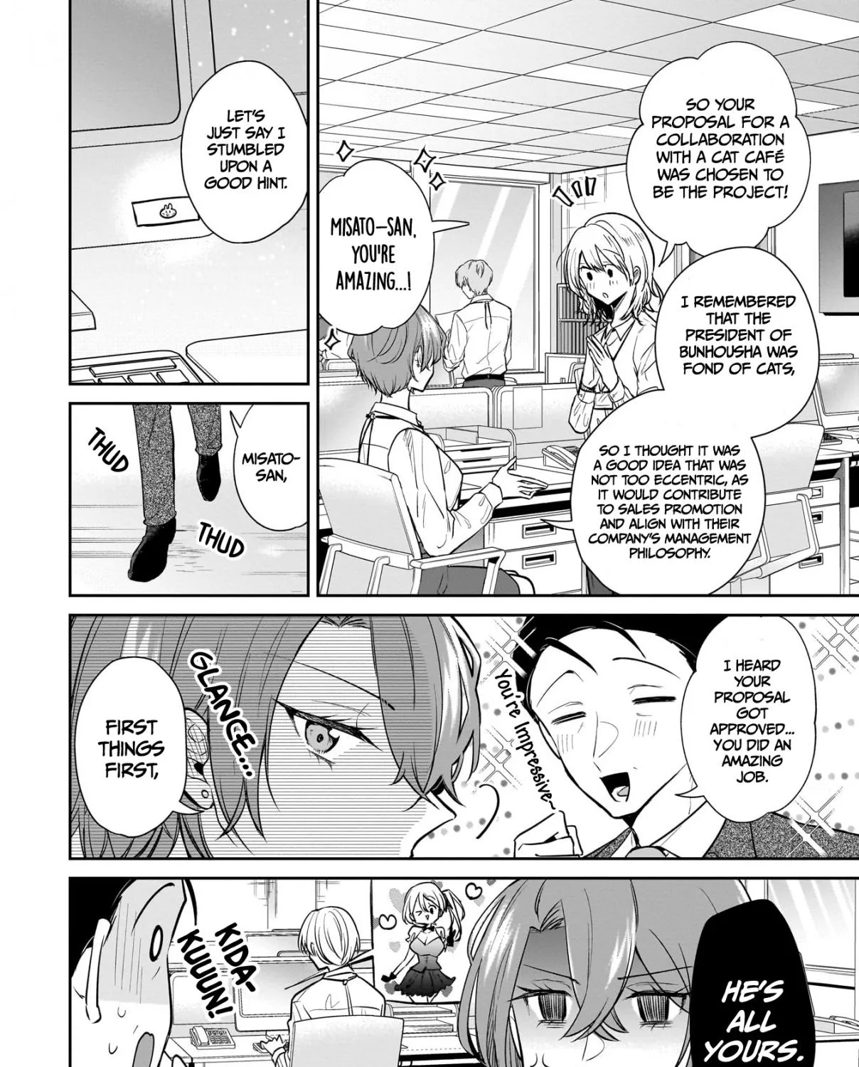 Misato-san is a Bit Cold Towards Her Boss Who Pampers - Chapter 3 - Page 35