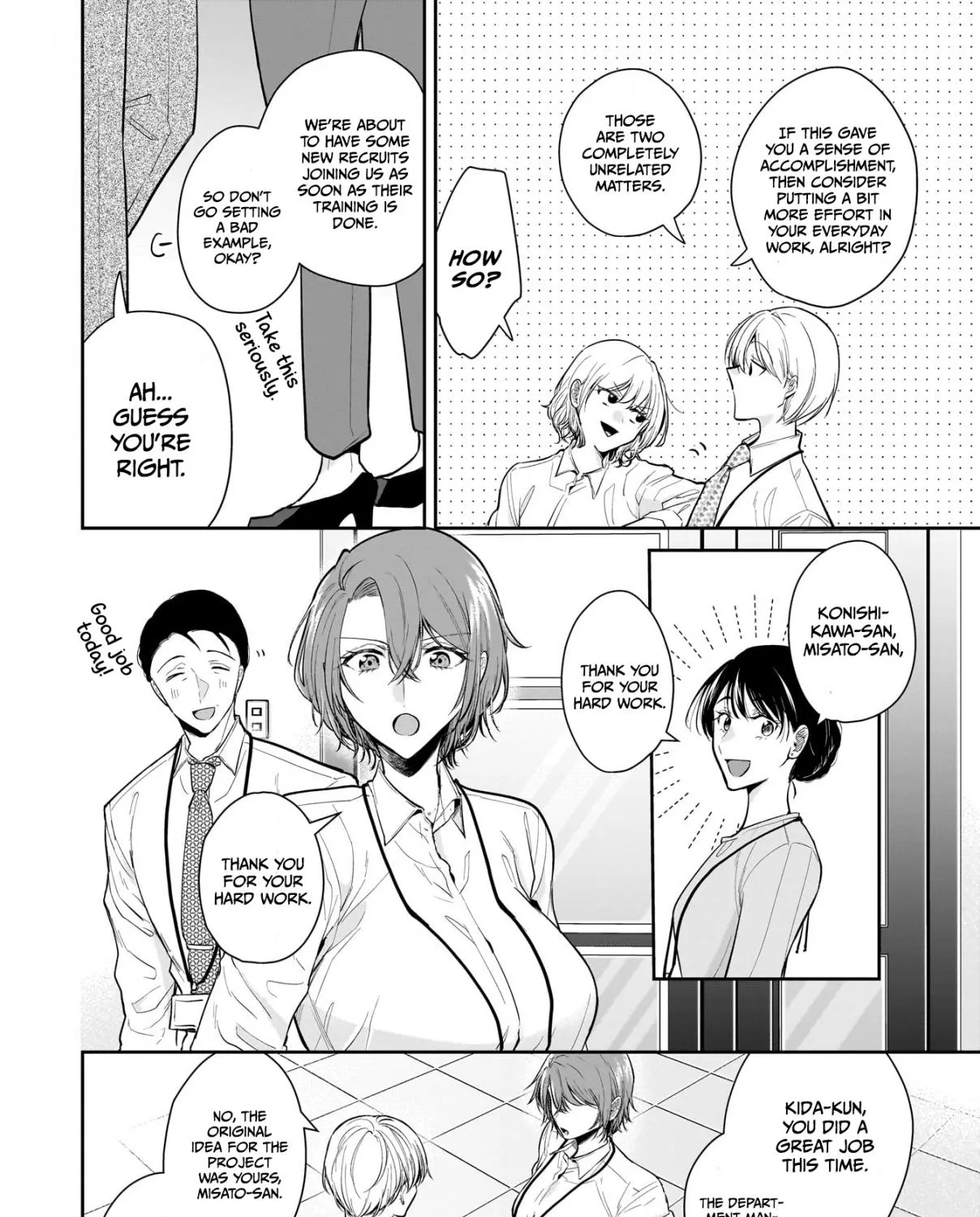 Misato-san is a Bit Cold Towards Her Boss Who Pampers - Chapter 9 - Page 19