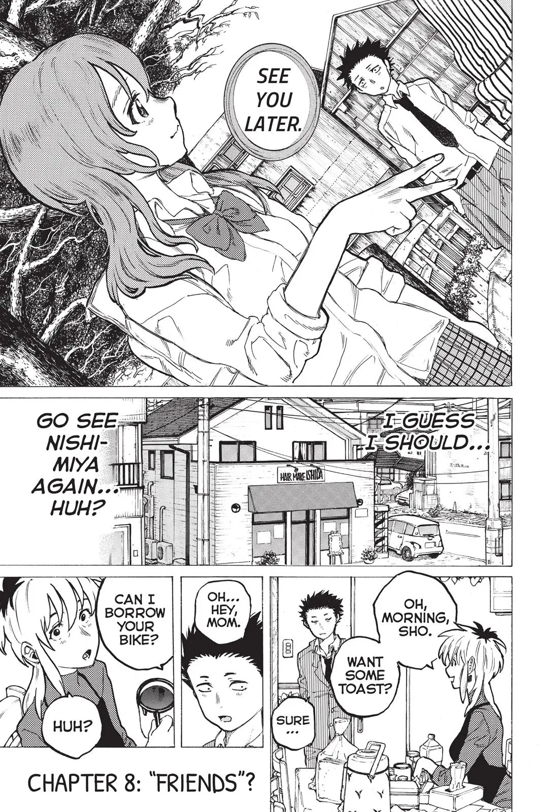 Koe no Katachi - Chapter 8 - Page 1