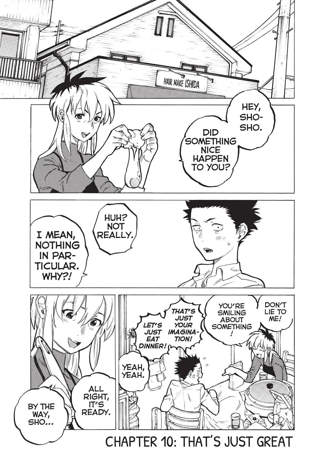 Koe no Katachi - Chapter 10 - Page 1