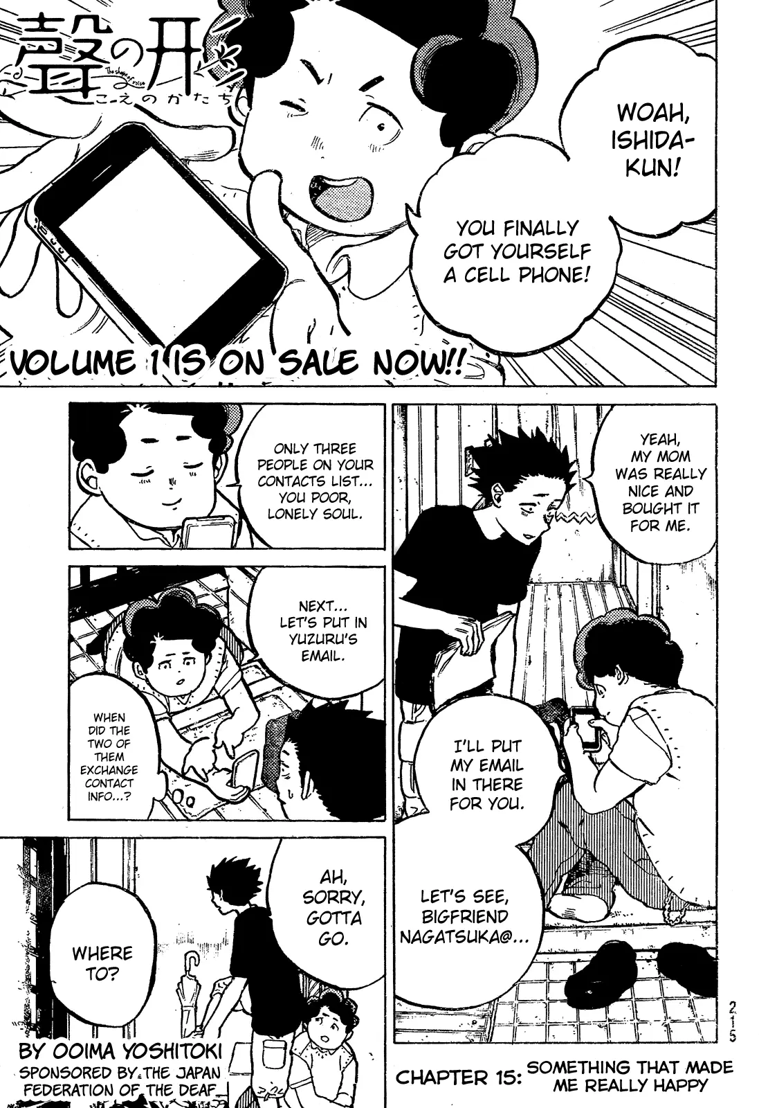 Koe no Katachi - Chapter 15 - Page 4