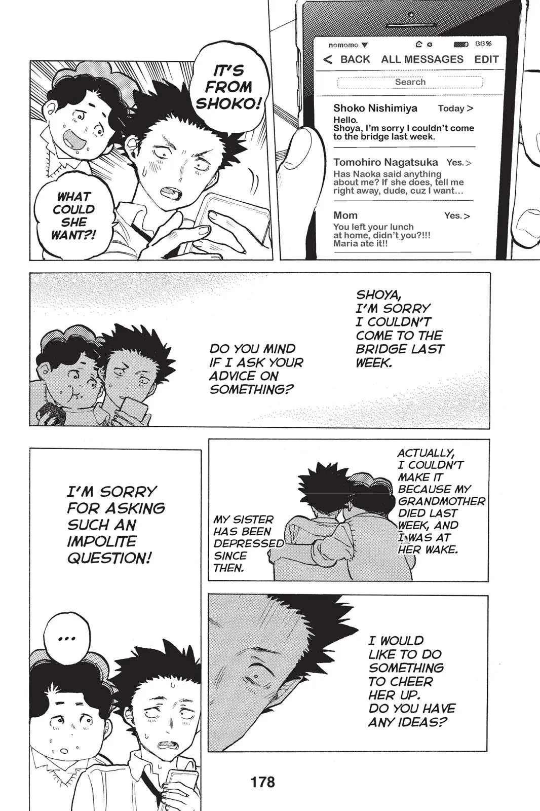 Koe no Katachi - Chapter 32 - Page 14