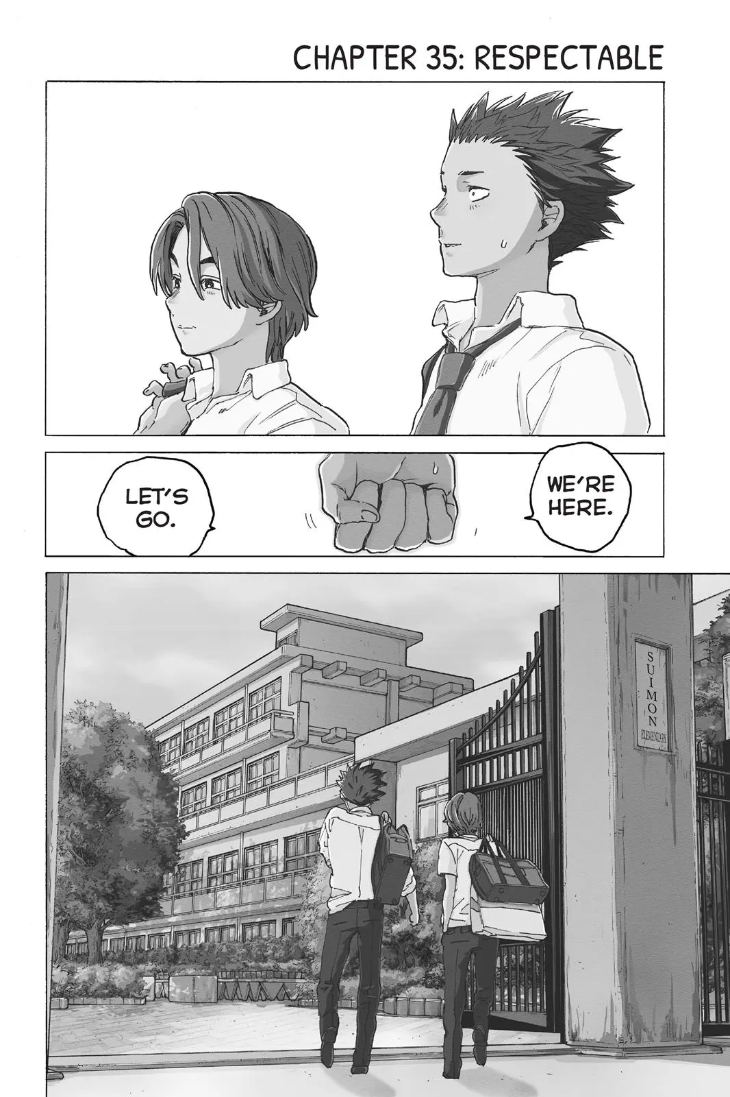 Koe no Katachi - Chapter 35 - Page 1