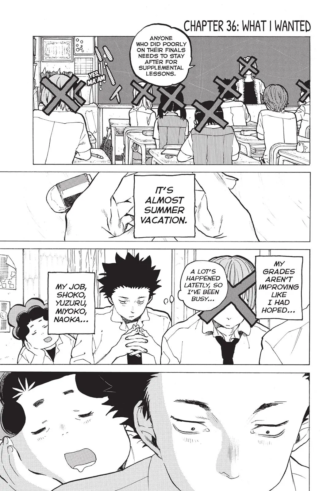 Koe no Katachi - Chapter 36 - Page 1