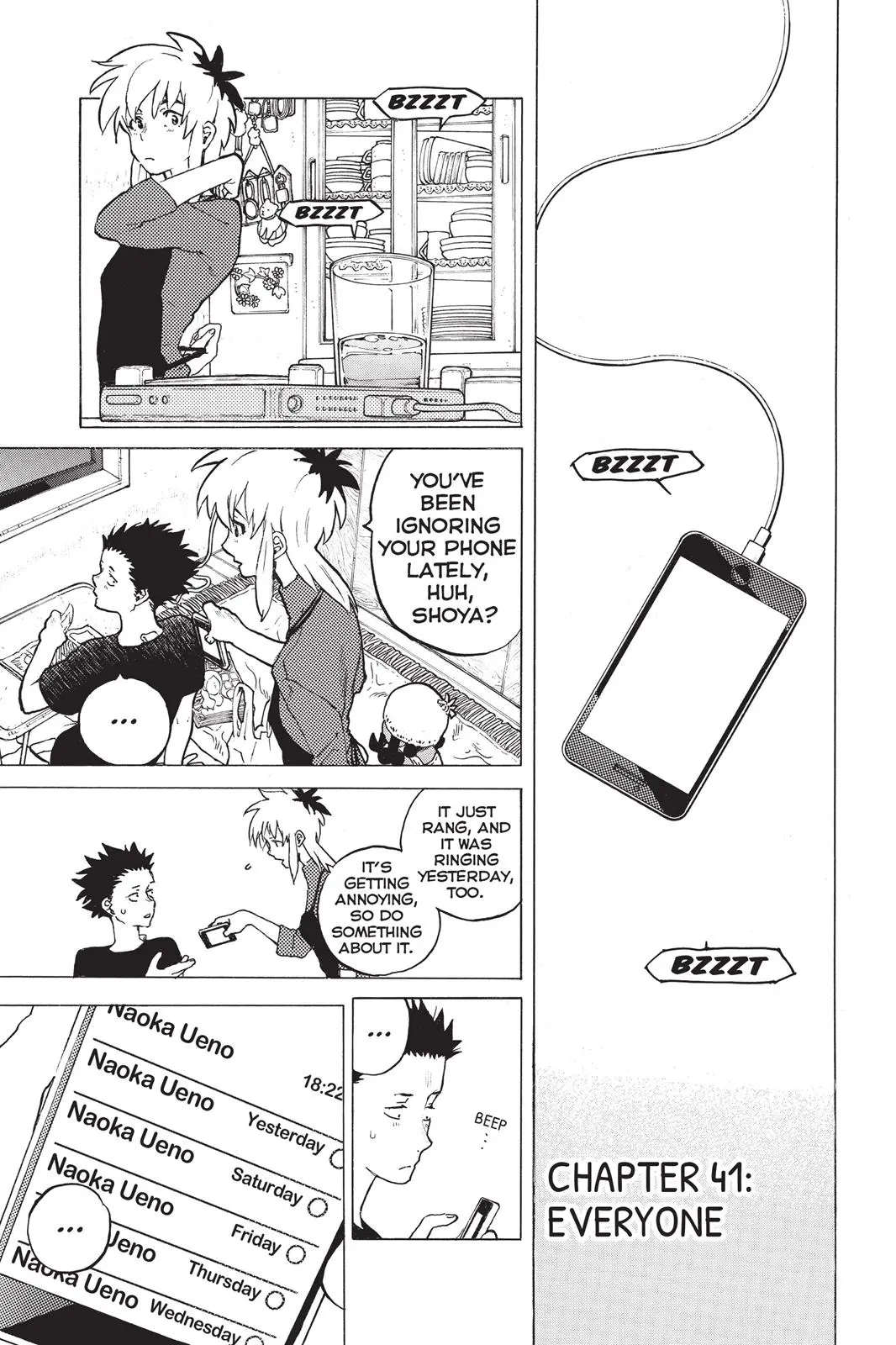Koe no Katachi - Chapter 41 - Page 1