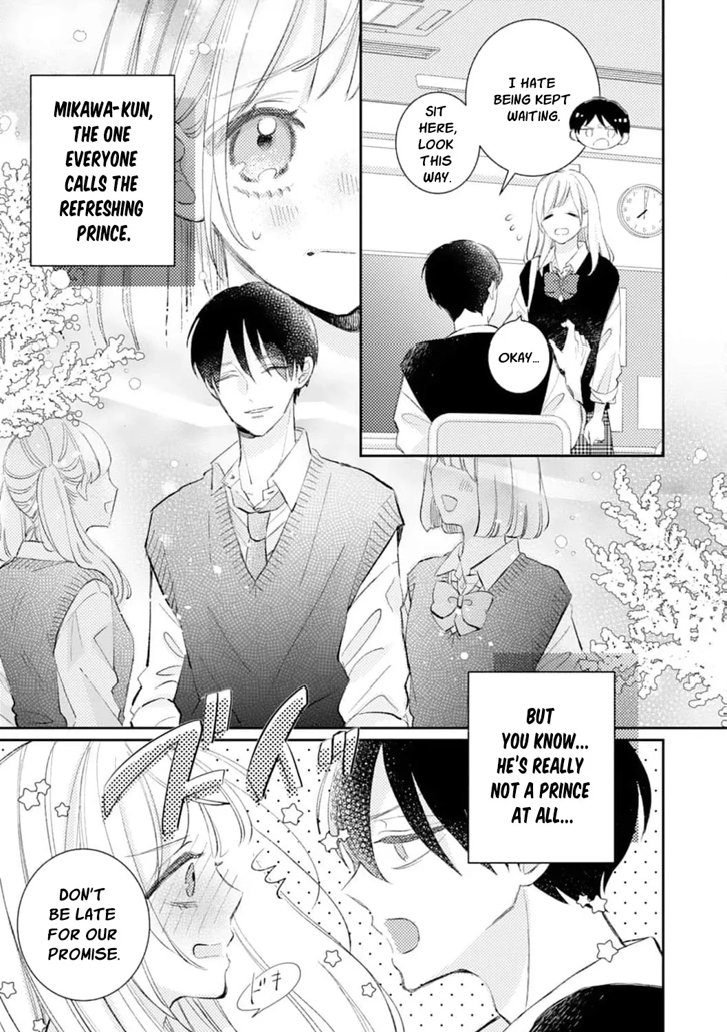 Haraguro Ouji no Ijiwaru wa Mohaya Koi - Chapter 3 - Page 5