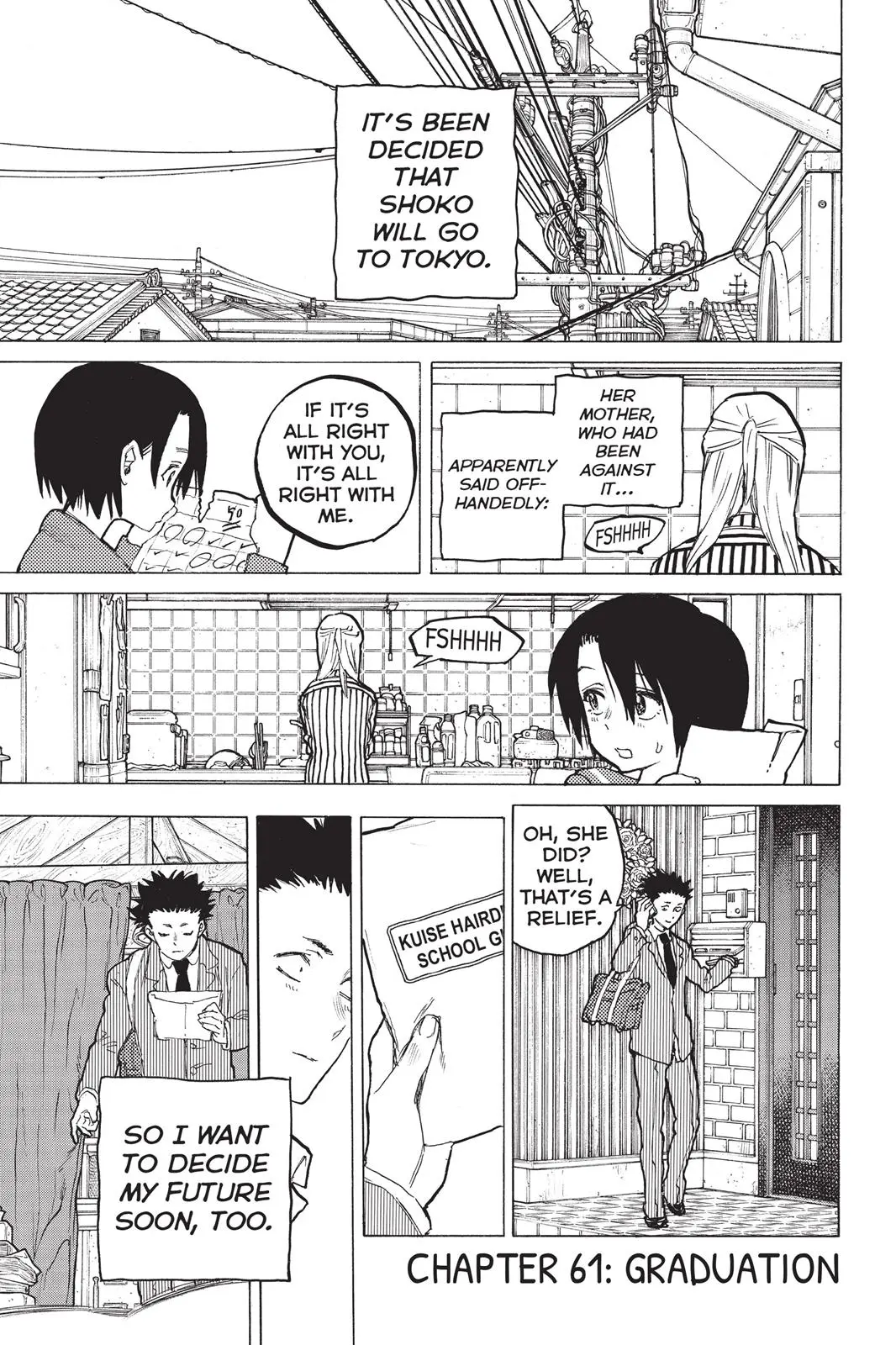 Koe no Katachi - Chapter 61 - Page 1