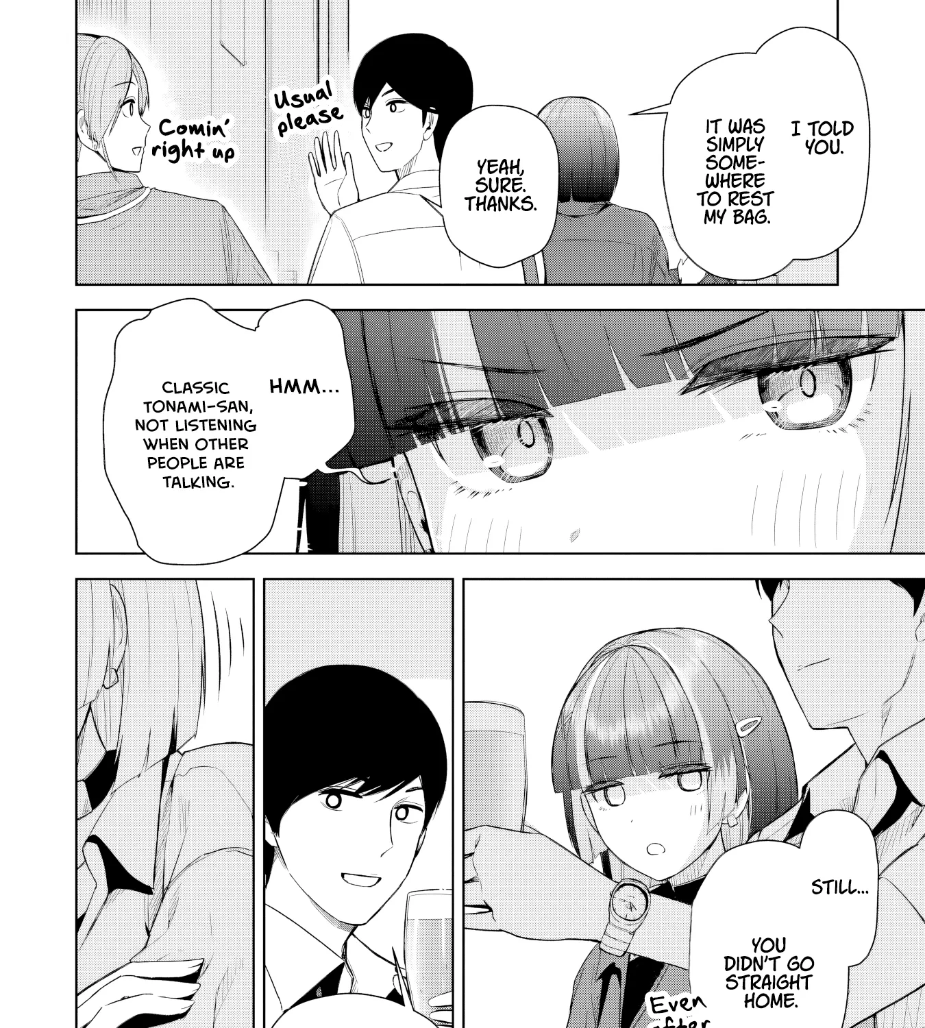 The Story of the Cool, Downer-type University Girl Beside Me at the Standing Bar - Chapter 10 - Page 11
