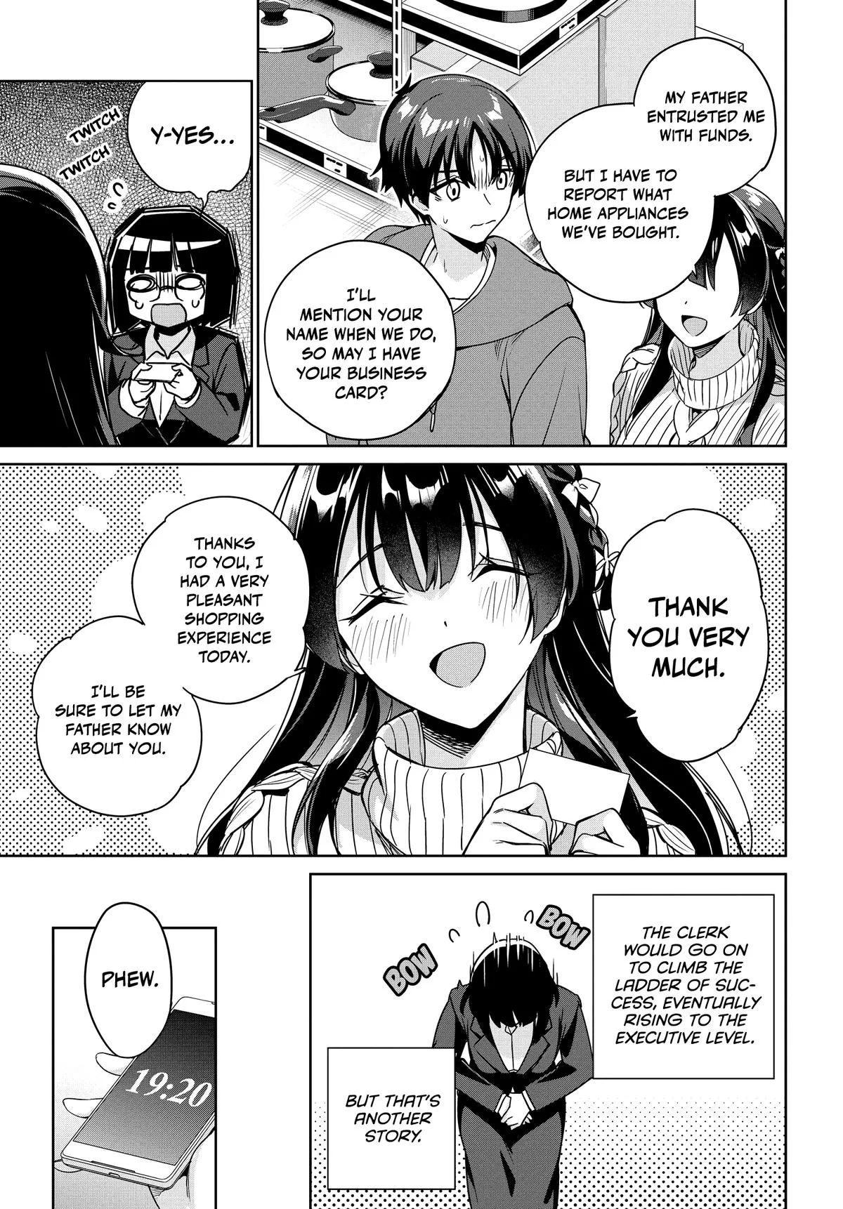 I'm Gonna Live with You Not Because My Parents Left Me Their Debt but Because I Like You - Chapter 11 - Page 9