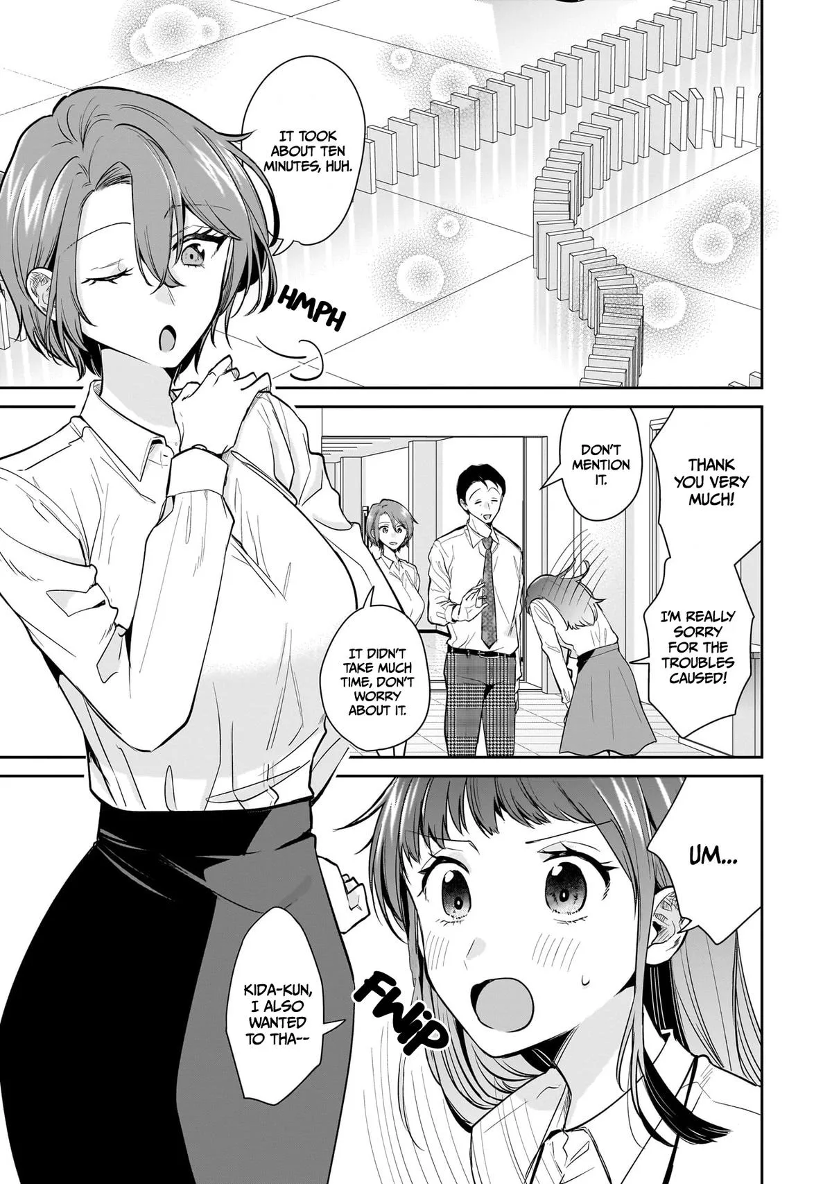 Misato-san is a Bit Cold Towards Her Boss Who Pampers - Chapter 12 - Page 15