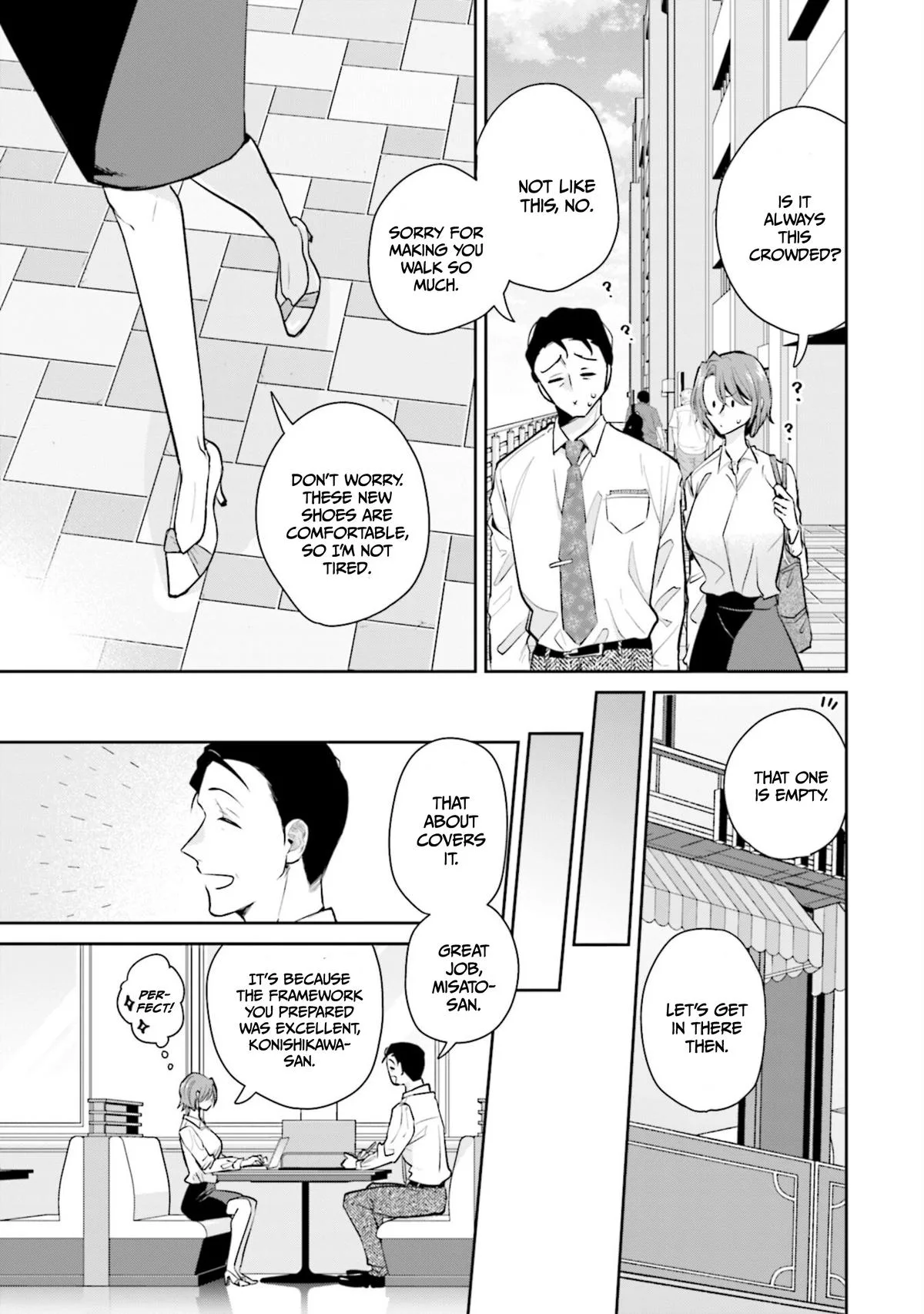 Misato-san is a Bit Cold Towards Her Boss Who Pampers - Chapter 13 - Page 13