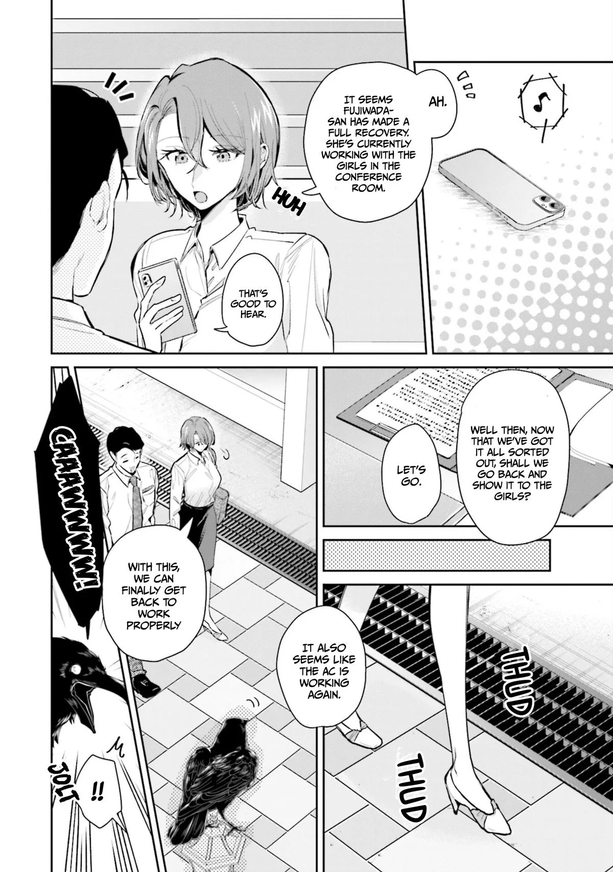 Misato-san is a Bit Cold Towards Her Boss Who Pampers - Chapter 13 - Page 14