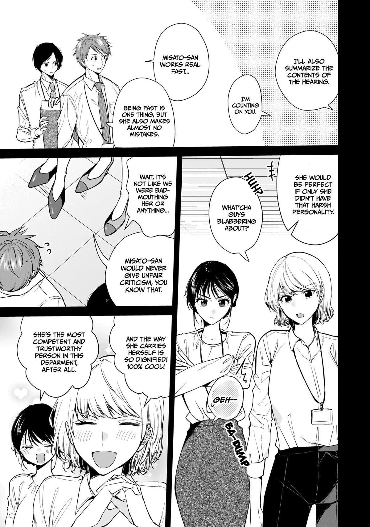 Misato-san is a Bit Cold Towards Her Boss Who Pampers - Chapter 14 - Page 3