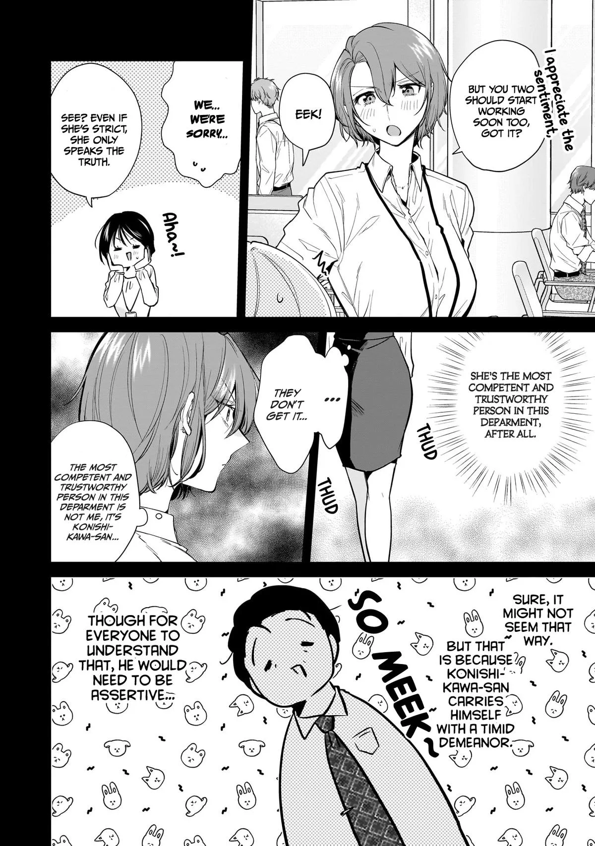 Misato-san is a Bit Cold Towards Her Boss Who Pampers - Chapter 14 - Page 4