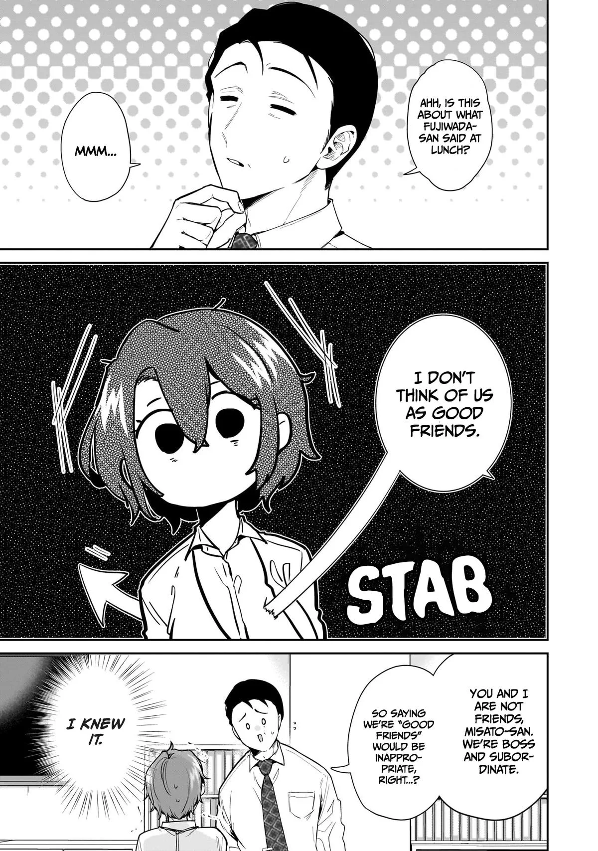Misato-san is a Bit Cold Towards Her Boss Who Pampers - Chapter 14 - Page 15