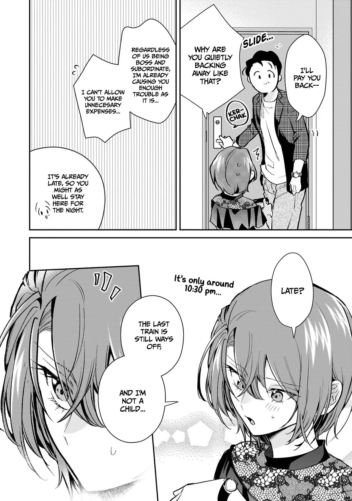 Misato-san is a Bit Cold Towards Her Boss Who Pampers - Chapter 17 - Page 14