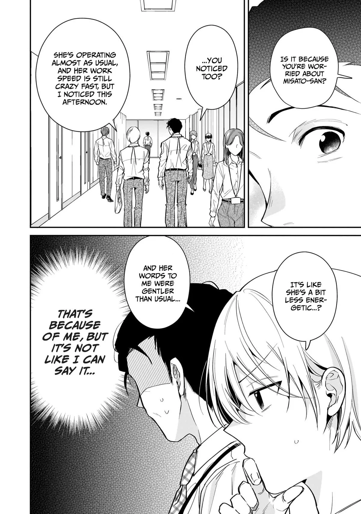 Misato-san is a Bit Cold Towards Her Boss Who Pampers - Chapter 18 - Page 12