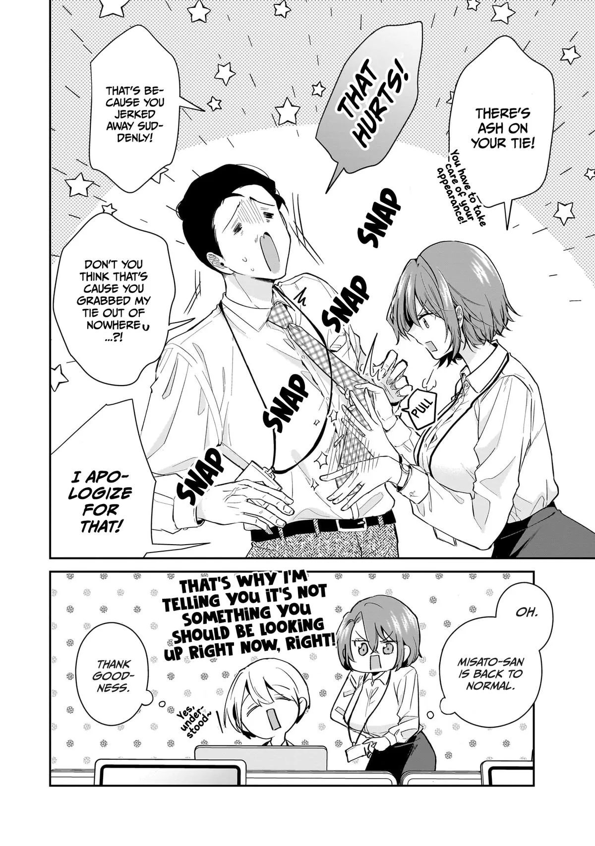 Misato-san is a Bit Cold Towards Her Boss Who Pampers - Chapter 18 - Page 20