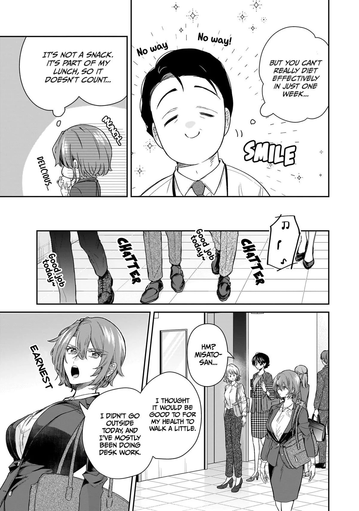 Misato-san is a Bit Cold Towards Her Boss Who Pampers - Chapter 20 - Page 7