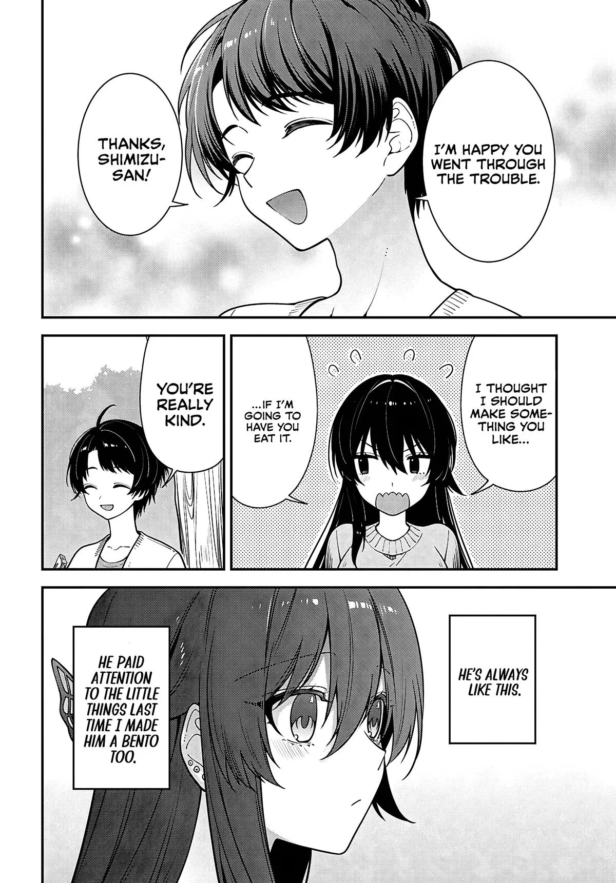 Tonari no Seki no Yankee Shimizu-san ga Kami o Kuroku Sometekita - Chapter 21 - Page 14