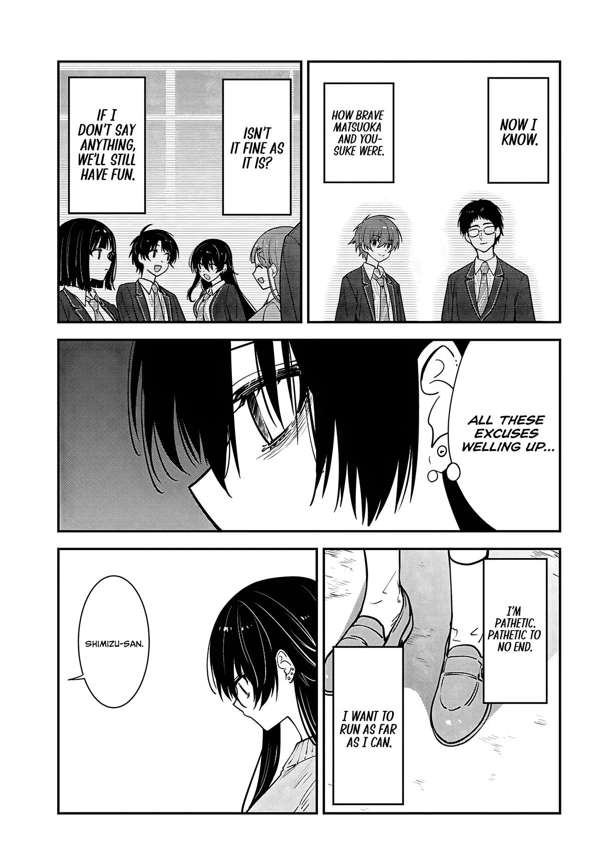 Tonari no Seki no Yankee Shimizu-san ga Kami o Kuroku Sometekita - Chapter 21 - Page 34