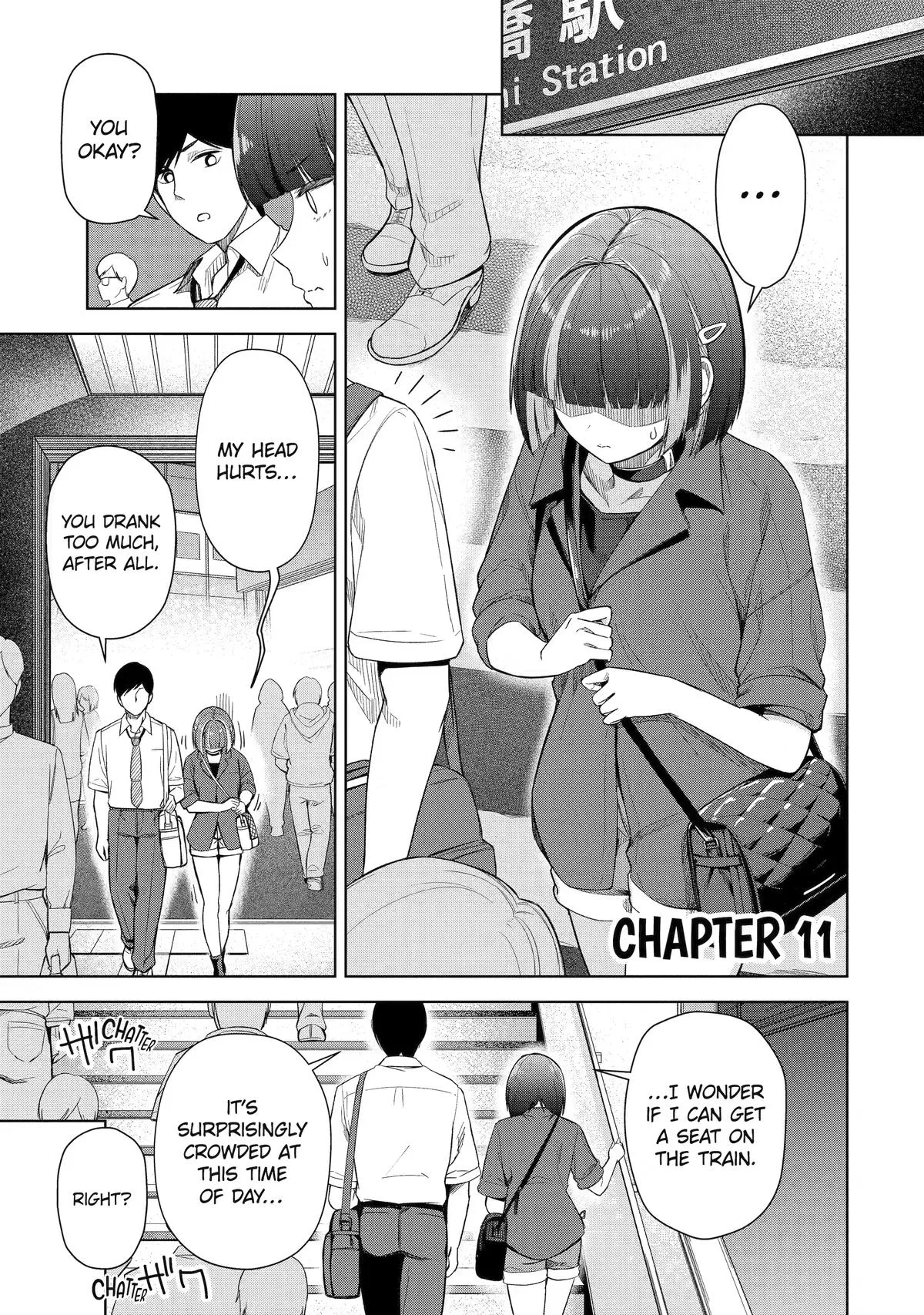 The Story of the Cool, Downer-type University Girl Beside Me at the Standing Bar - Chapter 11 - Page 1