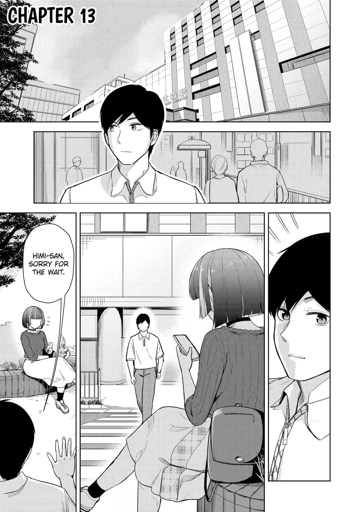 The Story of the Cool, Downer-type University Girl Beside Me at the Standing Bar - Chapter 13 - Page 1