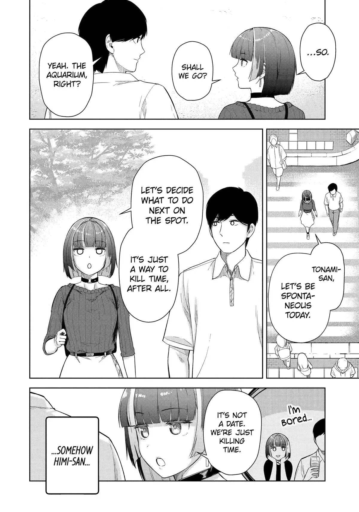 The Story of the Cool, Downer-type University Girl Beside Me at the Standing Bar - Chapter 13 - Page 4