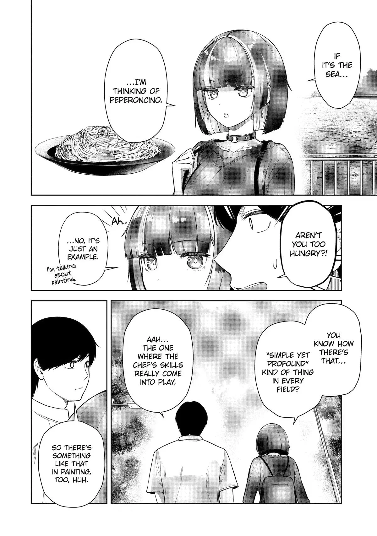 The Story of the Cool, Downer-type University Girl Beside Me at the Standing Bar - Chapter 14 - Page 4