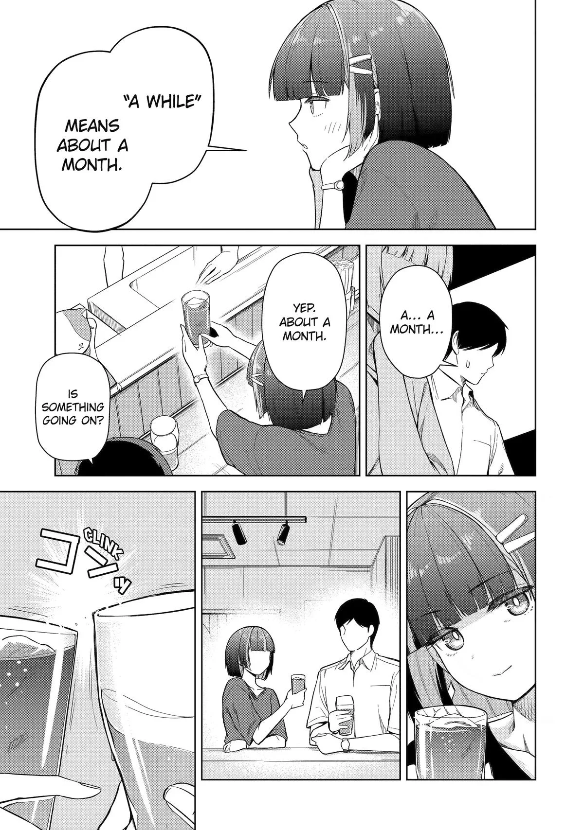 The Story of the Cool, Downer-type University Girl Beside Me at the Standing Bar - Chapter 16 - Page 7