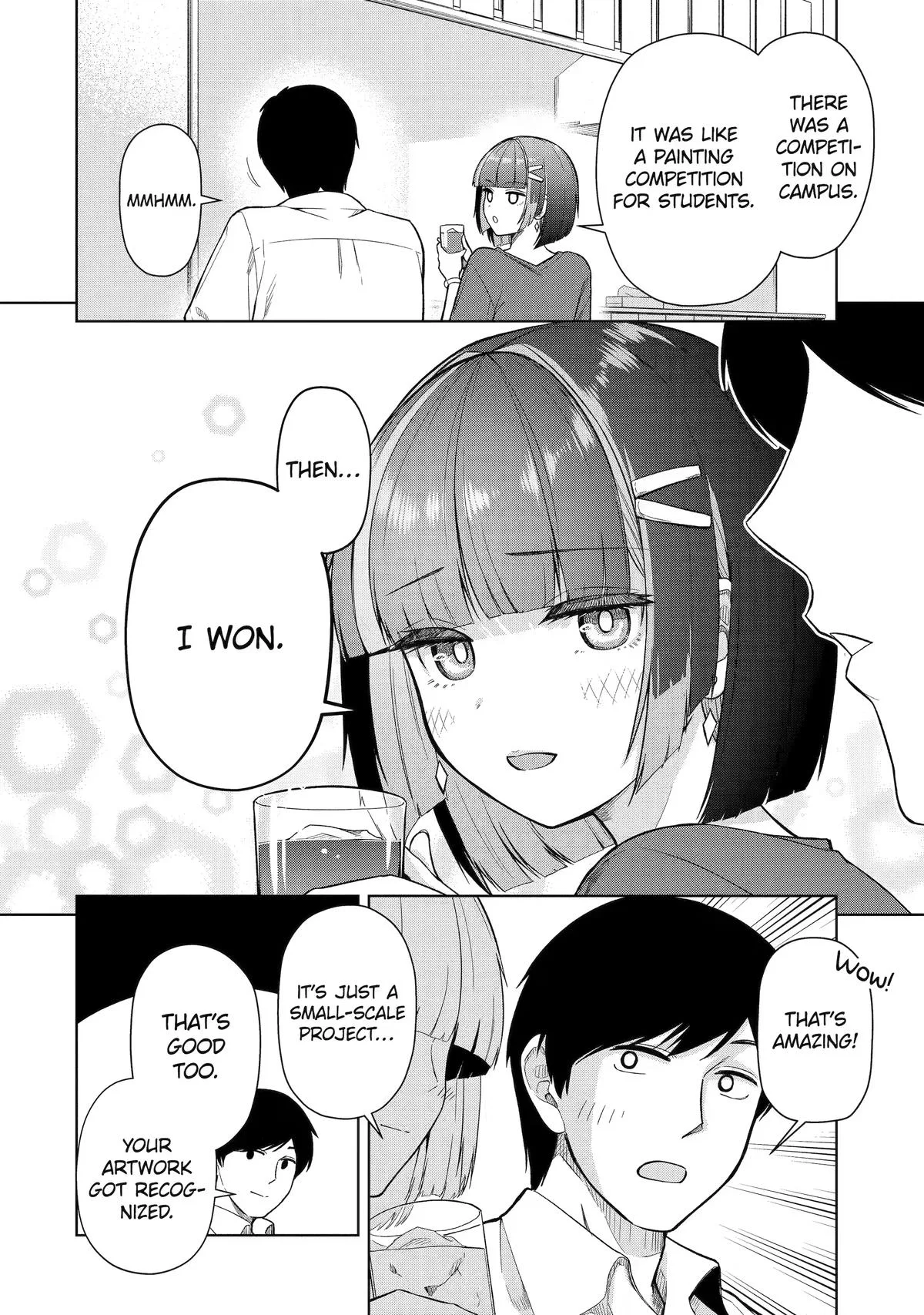 The Story of the Cool, Downer-type University Girl Beside Me at the Standing Bar - Chapter 16 - Page 8