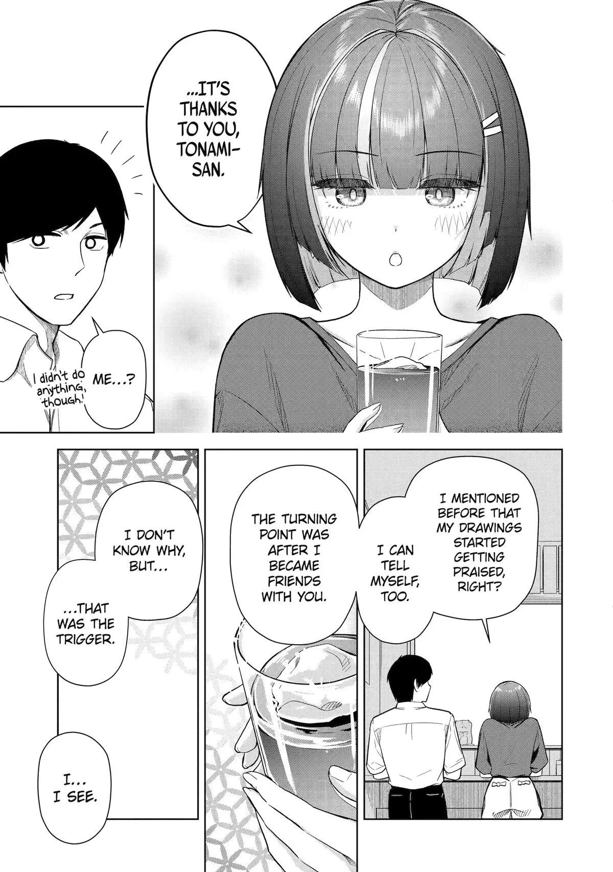 The Story of the Cool, Downer-type University Girl Beside Me at the Standing Bar - Chapter 16 - Page 9