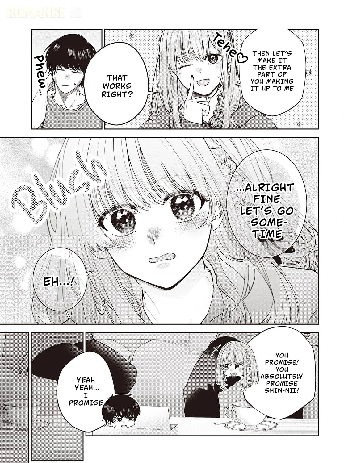 Loved by the Protagonist-sama's Little Sister, but She's Definitely a Yandere - Chapter 2 - Page 53