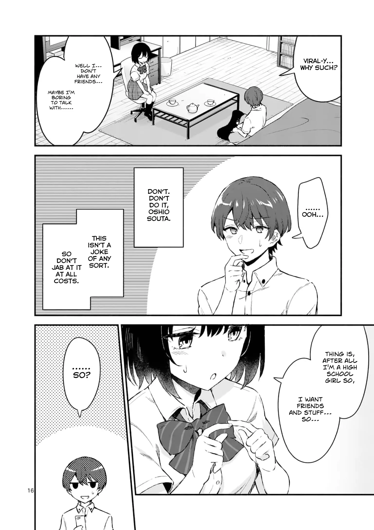 Shiotaiou no Sato-san ga Ore ni dake Amai - Chapter 1 - Page 15