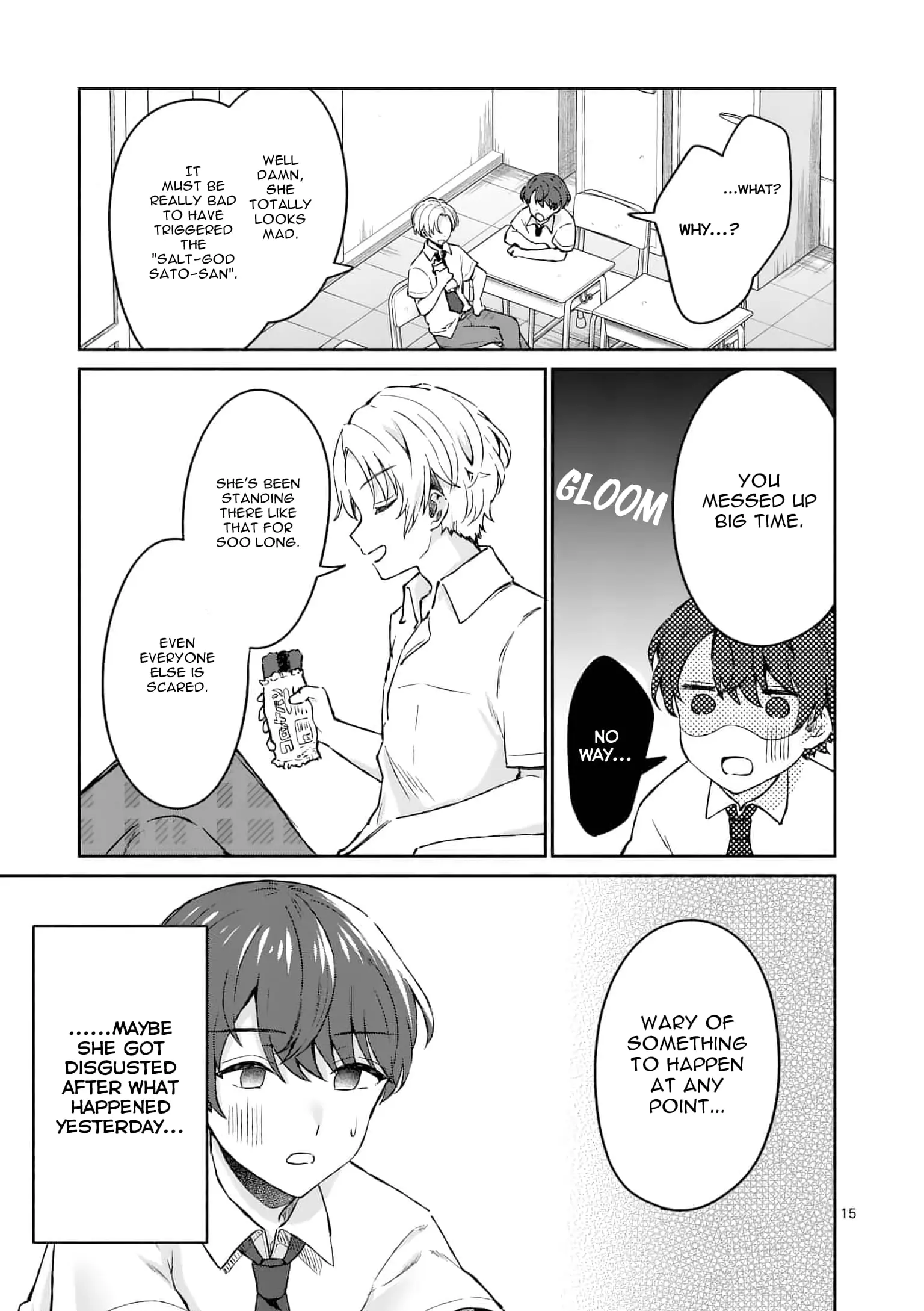 Shiotaiou no Sato-san ga Ore ni dake Amai - Chapter 3 - Page 15