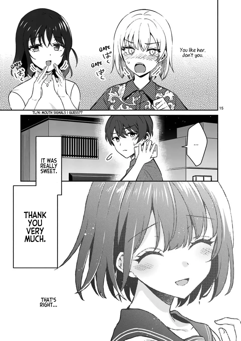 Shiotaiou no Sato-san ga Ore ni dake Amai - Chapter 14 - Page 15