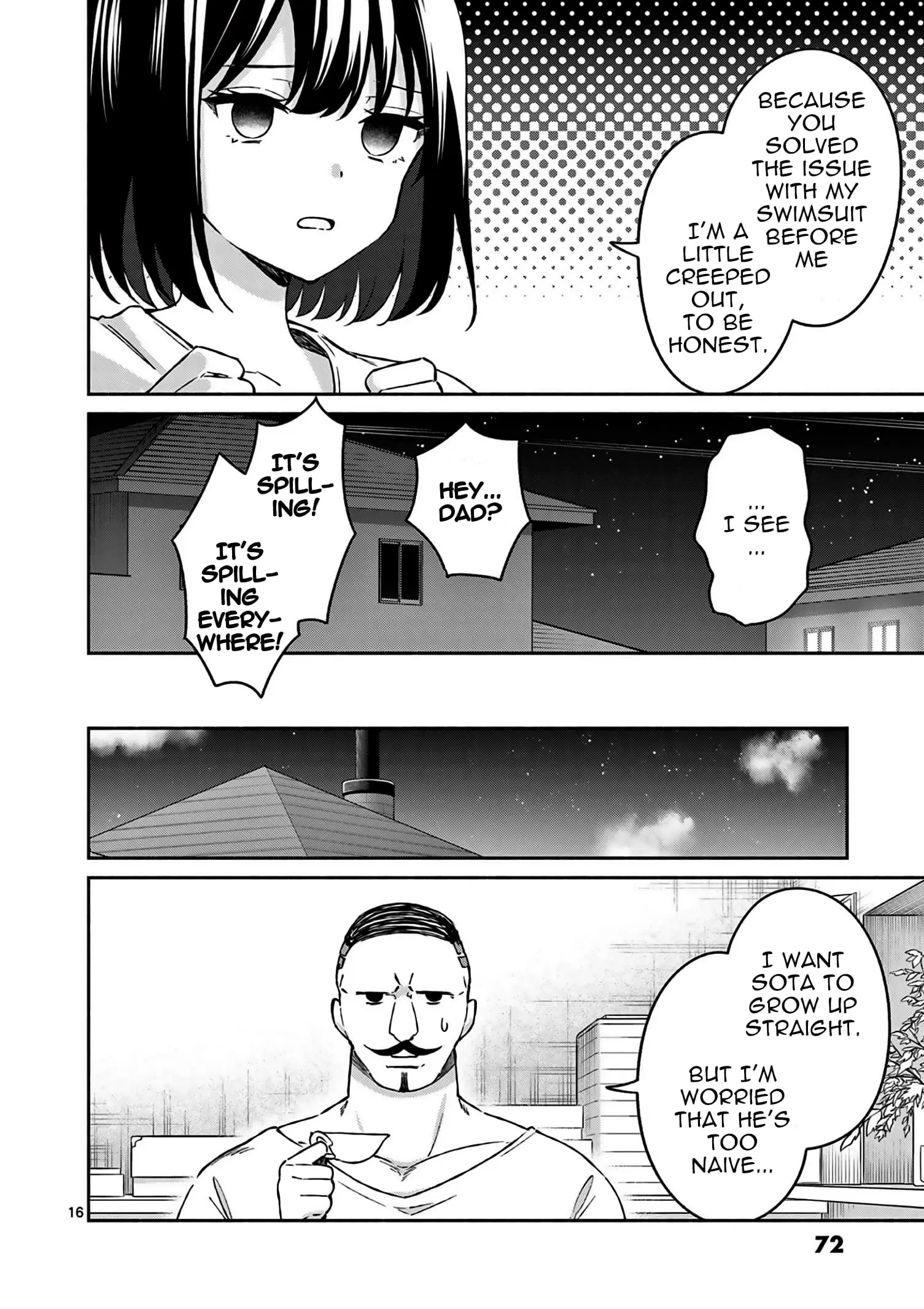 Shiotaiou no Sato-san ga Ore ni dake Amai - Chapter 23 - Page 16