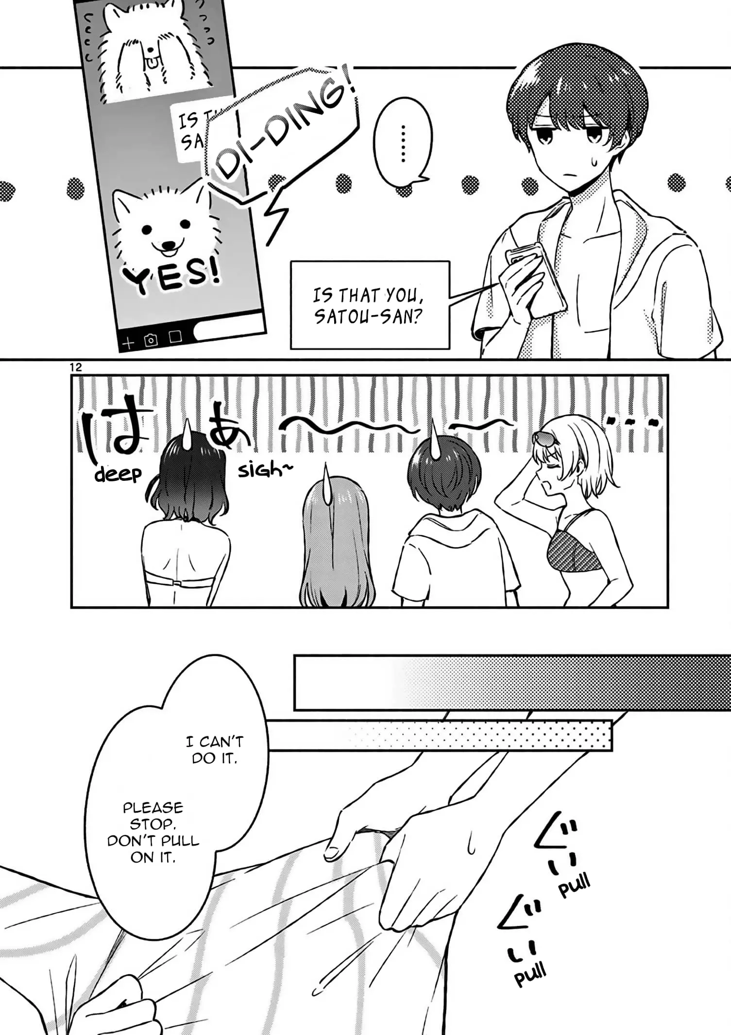 Shiotaiou no Sato-san ga Ore ni dake Amai - Chapter 28 - Page 12