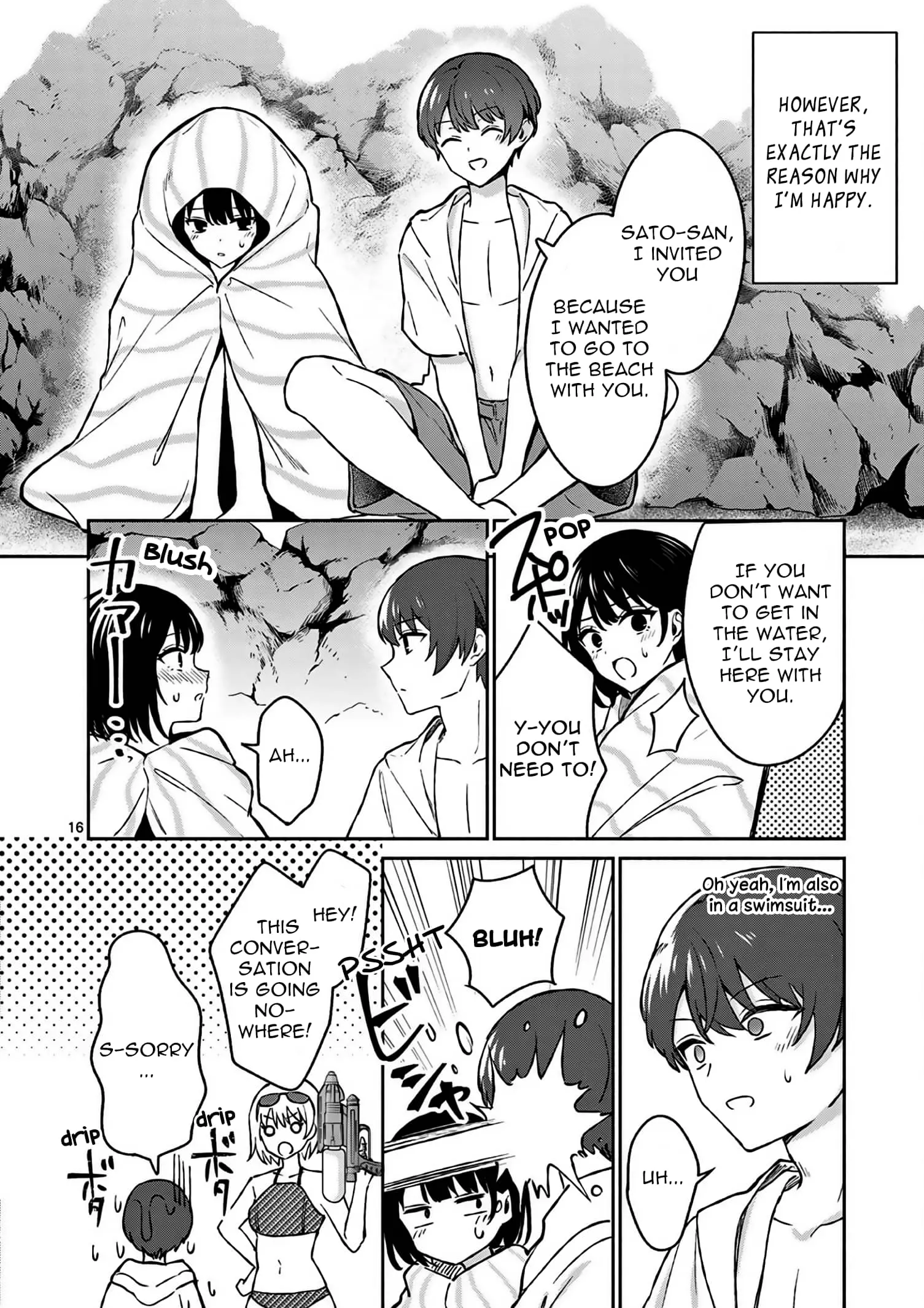 Shiotaiou no Sato-san ga Ore ni dake Amai - Chapter 28 - Page 16