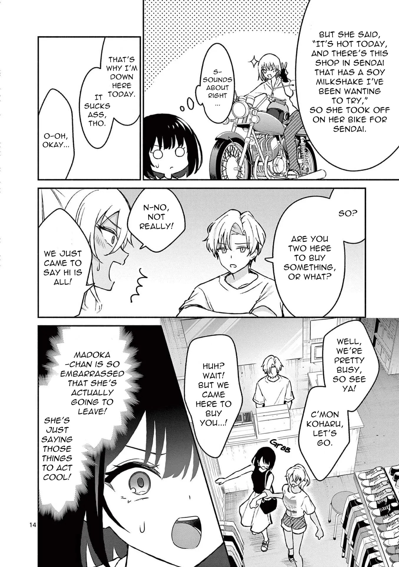 Shiotaiou no Sato-san ga Ore ni dake Amai - Chapter 34 - Page 14