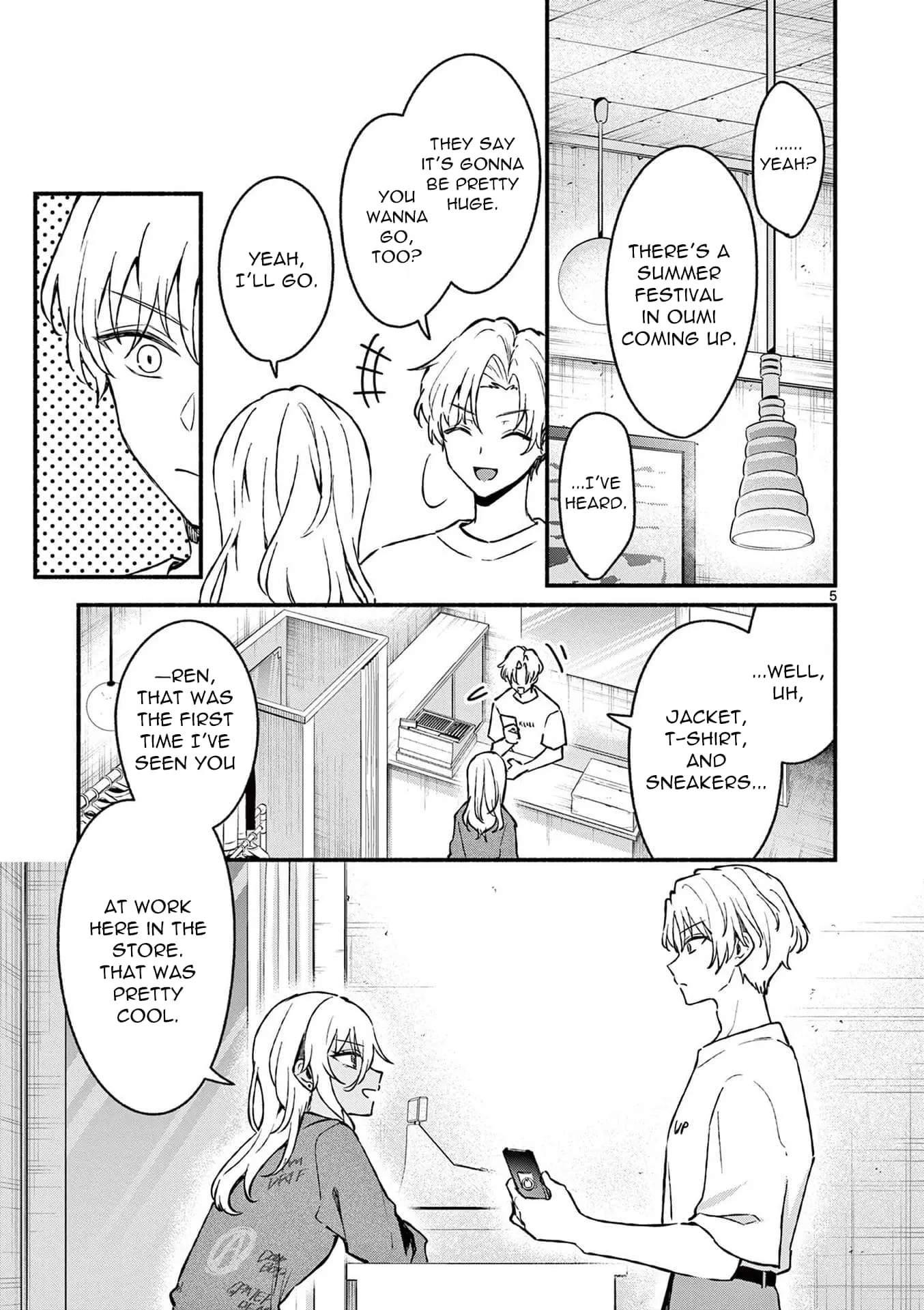 Shiotaiou no Sato-san ga Ore ni dake Amai - Chapter 35 - Page 5