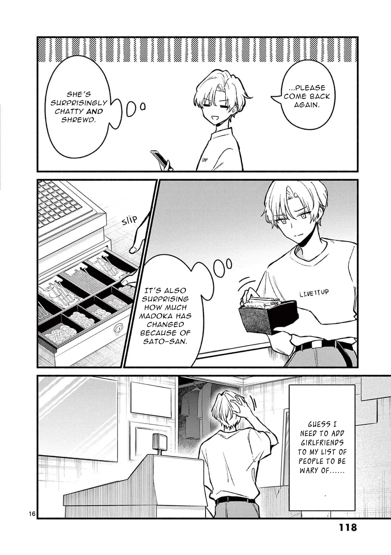 Shiotaiou no Sato-san ga Ore ni dake Amai - Chapter 35 - Page 16